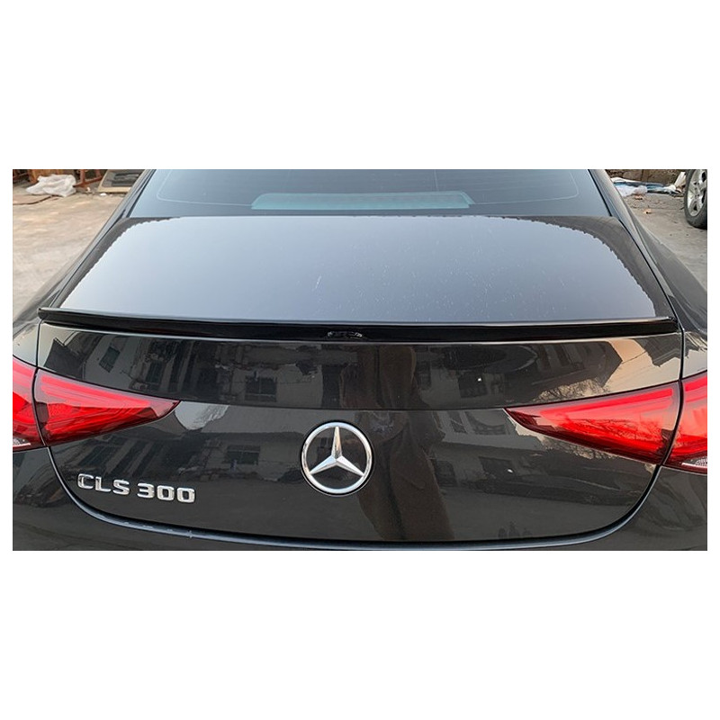 Pièces en carbone Tuning Heckspoiler Spoiler Lippe Ansatz ABS Glanz für Mercedes Benz CLS C257 - 2871