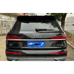 Carbonparts Tuning Heckspoiler Spoiler Dachspoiler Lippe Ansatz ABS Glanz für Audi Q7 4M S-Line + SQ7 - 2874