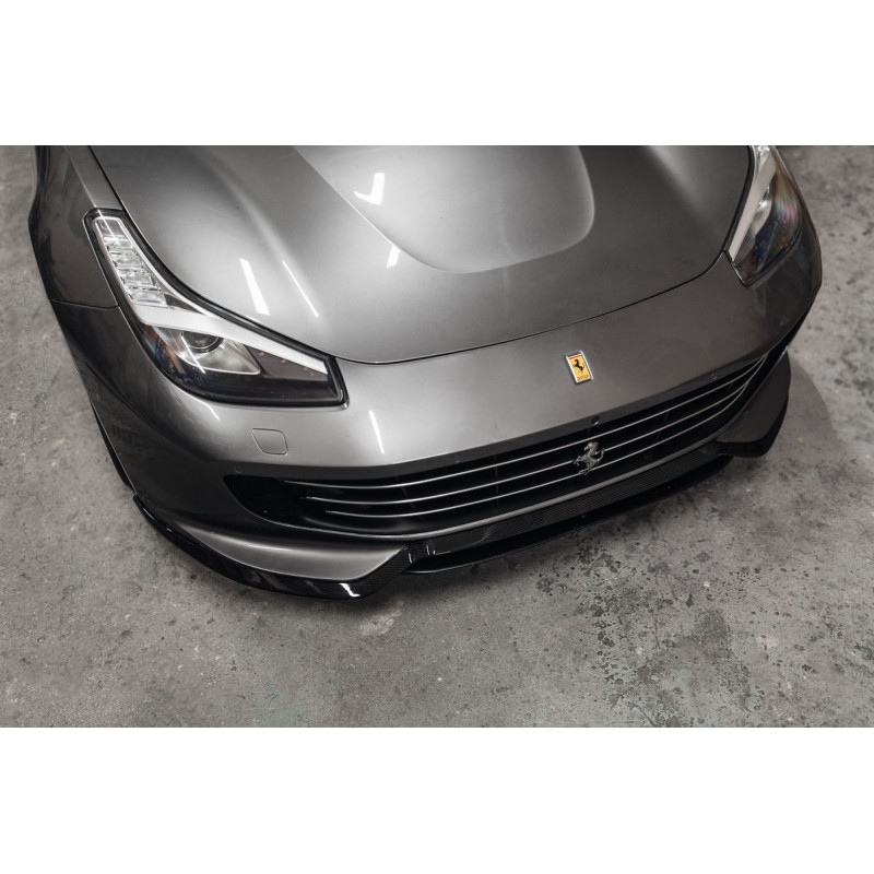 Pièces en carbone Tuning 1799 - Frontlippe Spoiler Schwert Carbon passend für Ferrari GTC4 Lusso 2016-2020