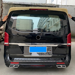 Pièces en carbone Tuning Heckspoiler Spoiler Ansatz HS ABS Glanz für Mercedes Vito W447 auch AMG - 2883