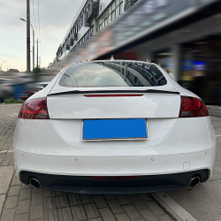 Pièces en carbone Tuning Heckspoiler Spoiler Lippe Ansatz ABS Glanz schwarz für Audi TT Mk2 8J auch TTS - 2885