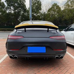 Pièces en carbone Tuning Heckspoiler Spoiler Lippe Ansatz ABS Glanz Schwarz für Mercedes Benz AMG GT X290 - 2887