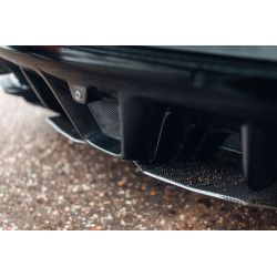 Pièces en carbone Tuning 1800 - Heckdiffusor Diffusor Diffuser Ansatz Carbon passend für Ferrari GTC4 Lusso 2016-2020