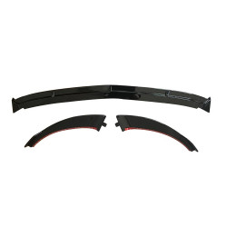 Pièces en carbone Tuning Frontlippe Lippe Schwert Spoiler ABS Glanz für Mercedes Benz E Klasse W213 AMG Paket 2020+ - 2890