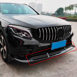 Carbonteile Tuning Frontlippe Lippe Schwert Spoiler ABS Glanz für Mercedes Benz GLC Klasse X253 AMG Paket 2016-2019 - 2892