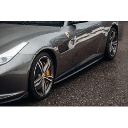 Pièces en carbone Tuning 1801 - Sideskirt Seitenschweller Ansatz Carbon passend für Ferrari GTC4 Lusso 2016-2020