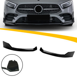 Carbonteile Tuning 2769 - Front Flaps B seitlich Canards ABS Glanz passend für Mercedes A + CLA Klasse W177 V177 W118 C118 AM...