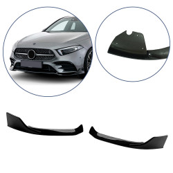 Carbonparts Tuning 2769 - Front Flaps B seitlich Canards ABS Glanz passend für Mercedes A + CLA Klasse W177 V177 W118 C118 AM...