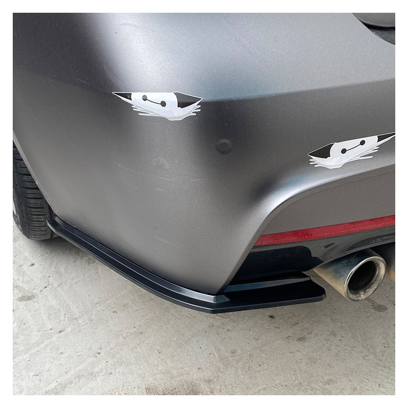 Carbonparts Tuning Hecksplitter Splitter Ansatz Heck ABS Glanz für BMW 3er F30 und F31 M Paket - 2855