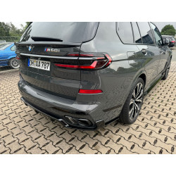 Pièces en carbone Tuning Frontlippe Lippe Spoiler Seitenschwelleransatz Diffusor Komplettkit ABS für BMW X7 G07 LCI M Paket -...