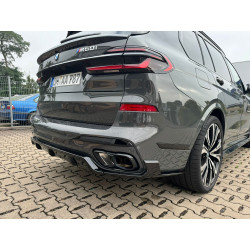 Pièces en carbone Tuning Frontlippe Lippe Spoiler Seitenschwelleransatz Diffusor Komplettkit ABS für BMW X7 G07 LCI M Paket -...