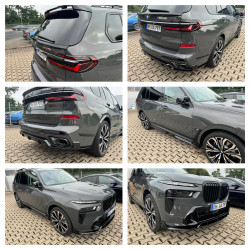 Carbonparts Tuning Frontlippe Lippe Spoiler Seitenschwelleransatz Diffusor Komplettkit ABS für BMW X7 G07 LCI M Paket - 2897