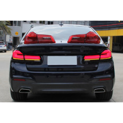 Carbonparts Tuning Voll LED-Rückleuchten für BMW 5er G30 Limousine 2017-2019 LCI-Design Dynamisch Blinker