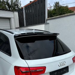 Pièces en carbone Tuning Heckspoiler Spoiler Ansatz Ducktail ABS Glanz für Audi A6 C7 Avant nicht RS oder S - 2856