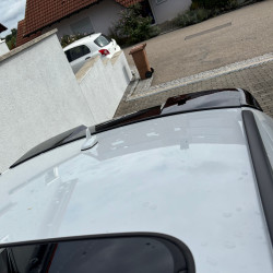 Pièces en carbone Tuning Heckspoiler Spoiler Ansatz Ducktail ABS Glanz für Audi A6 C7 Avant nicht RS oder S - 2856