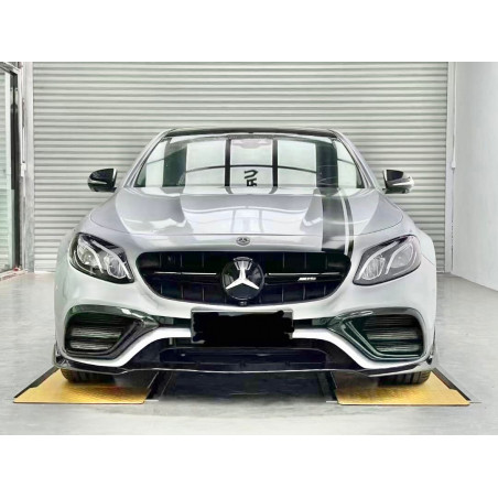 Pièces en carbone Tuning Frontlippe Spoiler Schwert Carbon passend für Mercedes-Benz W213 S213 E63S AMG Vorfacelift - 2906