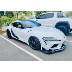 Carbonparts Tuning 1408 - Front lip spoiler V2 carbon fits Toyota Supra MK5 A90