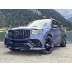 Pièces en carbone Tuning Frontlippe Spoiler Schwert Carbon passend für Mercedes-Benz X167 GLS 63 AMG Vorfacelift - 2909