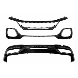 Carbonteile Tuning Bodykit Stoßstangen Set PP für Mercedes S-Klasse W222 Facelift (06.2017- 08.2020) nicht 63 AMG - 2911