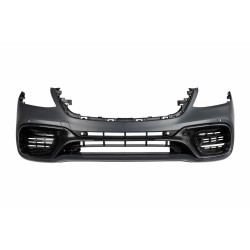 Pièces en carbone Tuning Bodykit Stoßstangen Set PP für Mercedes S-Klasse W222 Facelift (06.2017- 08.2020) nicht 63 AMG - 2911