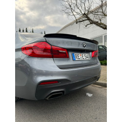 Carbonparts Tuning 1891 - Heckspoiler Lippe Schwert Highkick ABS schwarz glänzend passend für BMW 5er G30 + M5 F90