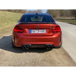 Pièces en carbone Tuning 1448 - Heckspoiler Clubsport Vollcarbon passend für BMW 2er F22 F23 und M2 F87