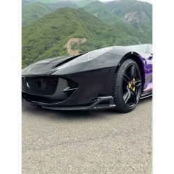 Pièces en carbone Tuning Frontlippe Spoiler Flaps Schwert Carbon / Vollcarbon passend für Ferrari 812 - 2938