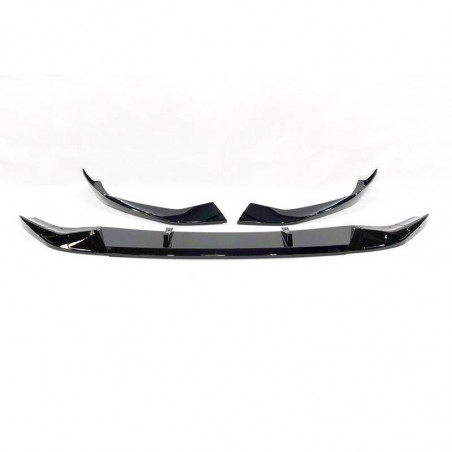 Carbonparts Tuning Frontlippe Lippe Schwert Frontspoiler V1 ABS Glanz für BMW 5er G30 & G31 LCI M Paket