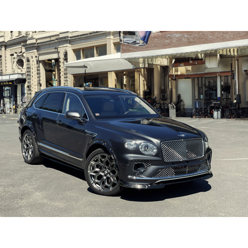Pièces en carbone Tuning Frontlippe Lippe Schwert Vollcarbon Forged Carbon passend für Bentley Bentayga Facelift - 2950
