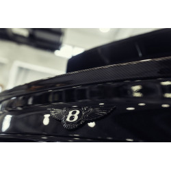 Pièces en carbone Tuning 1808 - Heckspoiler Spoiler Lippe Schwert passend Carbon passend für Bentley Bentayga 2015-2022