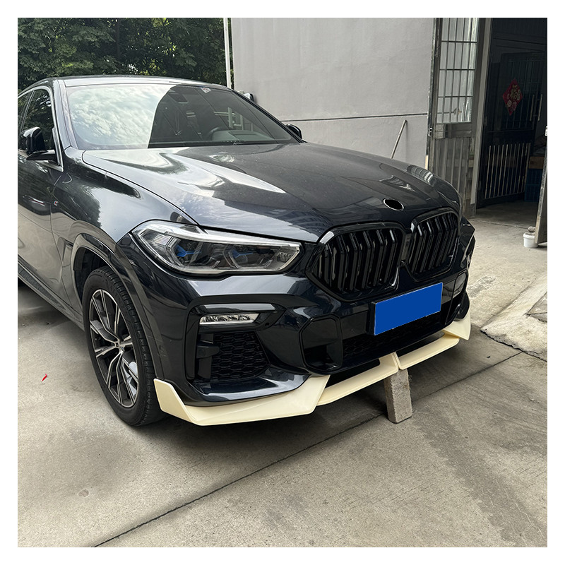 Carbonparts Tuning Frontlippe Lippe Spoiler Schwert Performance ABS schwarz glänzend für BMW X6 G06 Vorfacelift mit MPaket - ...