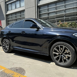 Carbonparts Tuning Sideskirts Seitenschweller Ansätze Performance ABS schwarz glänzend passend für BMW X6 G06 mit MPaket - 2962