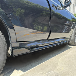 Carbonparts Tuning Sideskirts Seitenschweller Ansätze Performance ABS schwarz glänzend passend für BMW X6 G06 mit MPaket - 2962