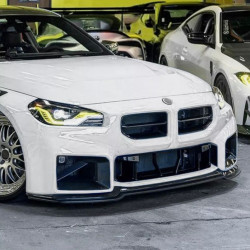 Carbonparts Tuning Frontlippe Lippe Spoiler Schwert Performance ABS schwarz glänzend für BMW M2 G87 - 2965