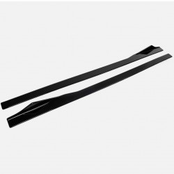 Carbonparts Tuning Sideskirts Seitenschweller Ansätze ABS schwarz glänzend für BMW 8er G14 Cabrio G15 Coupe mit MPaket - 2968