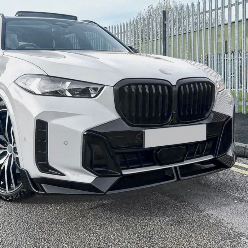 Carbonparts Tuning Frontlippe Lippe Spoiler Schwert Performance ABS schwarz glänzend für BMW X5 G05 LCI Facelift mit MPaket -...