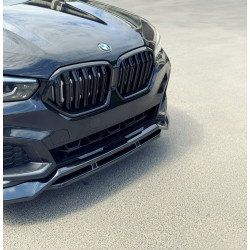 Carbonparts Tuning Frontlippe Lippe Spoiler Schwert Performance ABS schwarz glänzend für BMW X6 G06 - 2974