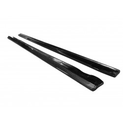 Carbonteile Tuning Sideskirt Seitenschweller Ansatz Carbon passend für Mercedes-Benz C-Klasse C204 W204 AMG Paket - 2976