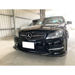 Carbonparts Tuning 1269 - Front lip spoiler carbon fits Mercedes C-Class W204 AMG Package My. 11-13