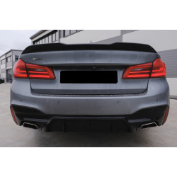 Carbonparts Tuning 2774 - Heckdiffusor Diffusor Heck Ansatz ABS Glanz passend für BMW 5er G30 G31 und M5 F90