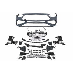 Carbonparts Tuning Stoßstange für Mercedes C-Klasse W206 S206 2021+ LimousineT-Modell Kühlergrill