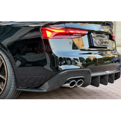 Pièces en carbone Tuning Diffusor Diffuser Heckdiffusor Carbon passend für AUDI S5 F5 B9 + A5 F5 B9 mit SLine Facelift - 2983