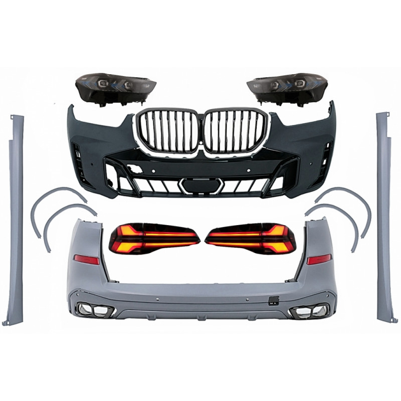 Carbonparts Tuning Bodykit Stoßstange vorne front hinten heck + Radläufe und Schweller für BMW X5 G05 VFL - 2985