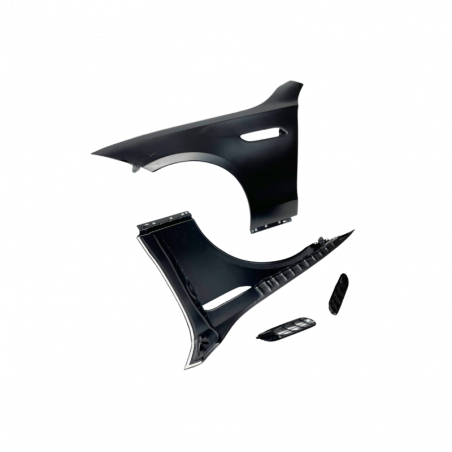 Carbonteile Tuning Kotflügel Fender Aluminium passend für Mercedes Benz C-Klasse W206 S206 - 3015