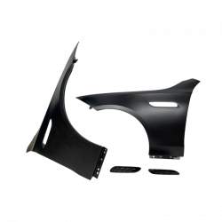 Carbonteile Tuning Kotflügel Fender Aluminium passend für Mercedes Benz C-Klasse W206 S206 - 3015