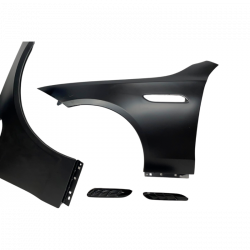 Carbonteile Tuning Kotflügel Fender Aluminium passend für Mercedes Benz C-Klasse W206 S206 - 3015