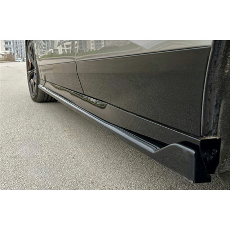 Carbonteile Tuning Sideskirts Seitenschweller Ansätze ABS schwarz glänzend passend für BMW iX i20 - 3019
