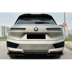 Carbonteile Tuning Heckdiffusor Diffusor Heck Ansatz ABS schwarz glänzend passend für BMW iX i20 - 3020