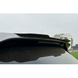 Carbonteile Tuning Heckspoiler Lippe Spoiler Highkick schwarz glänzend passend für BMW iX i20 - 3021