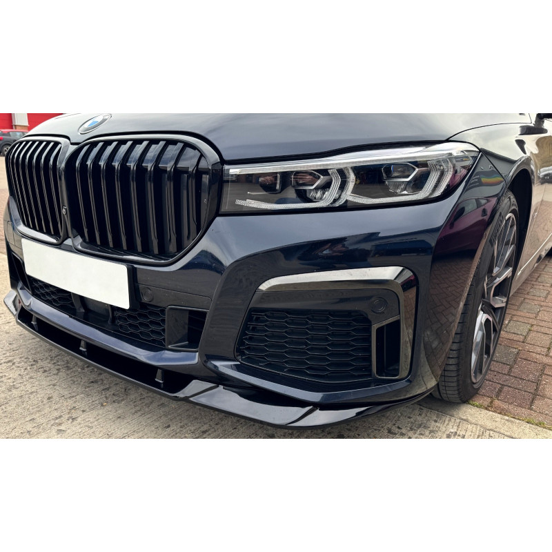 Carbonteile Tuning Frontlippe Lippe Spoiler Schwert Performance ABS schwarz glänzend für BMW 7er G11 G12 LCI - 3022